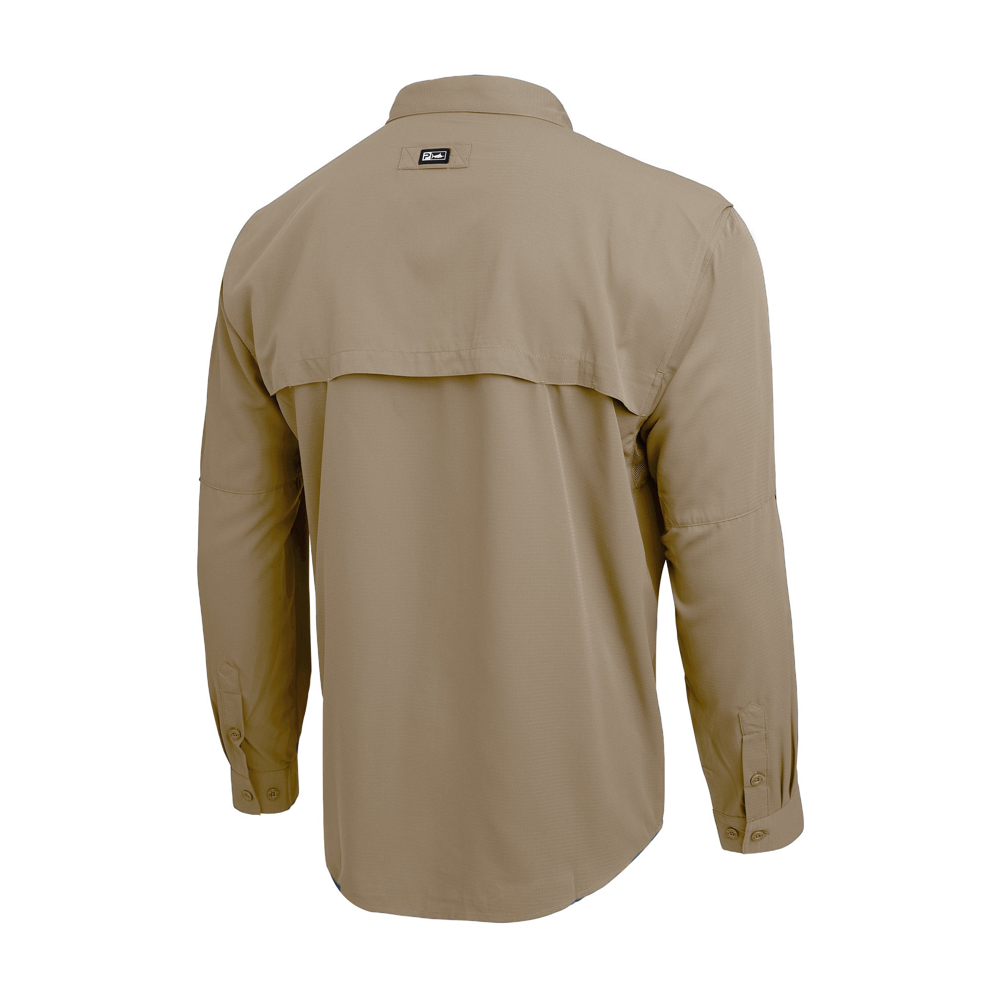 Pelagic Keys LS camicia uomo kaki scuro UPF 50+