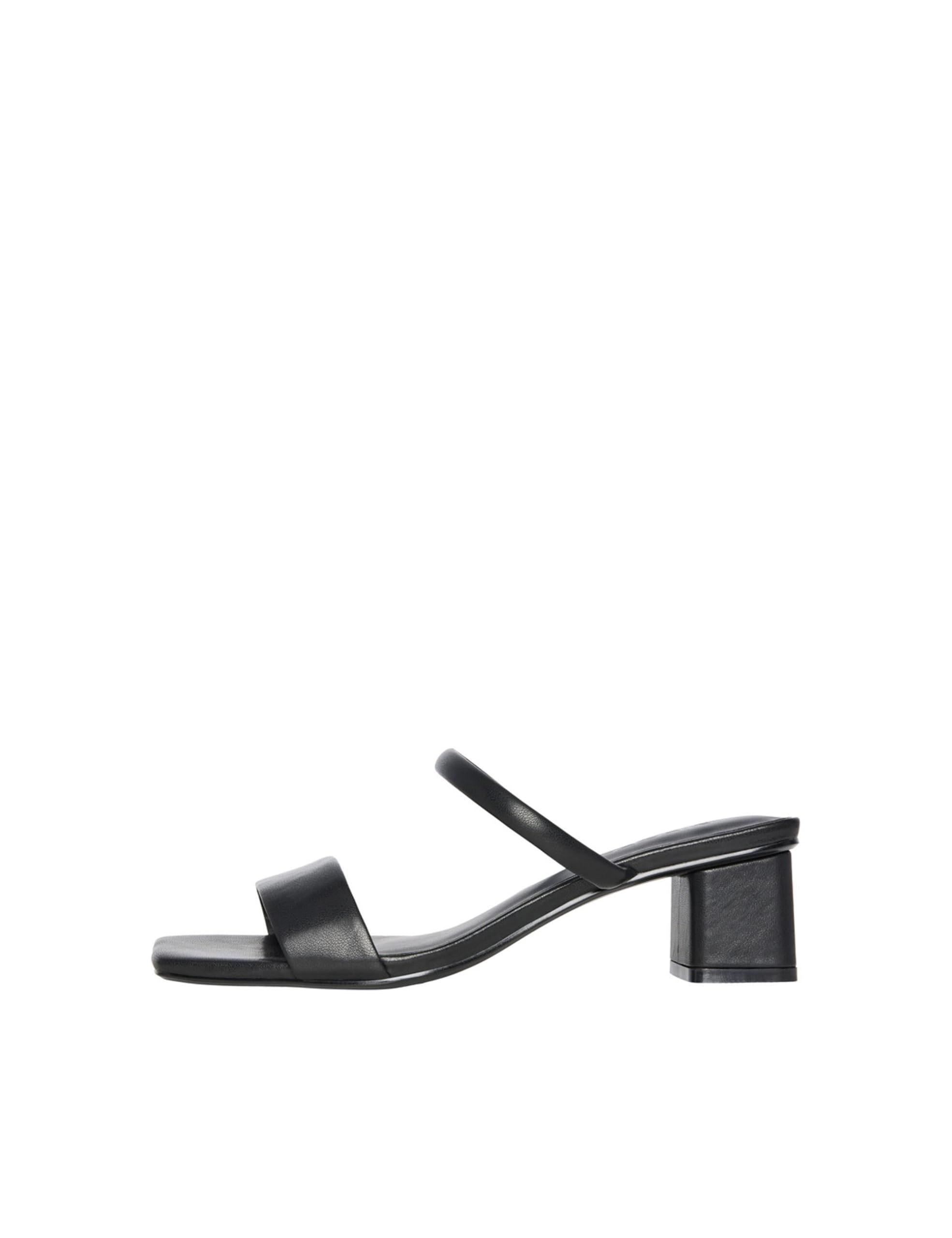 Pieces Pcmargit sandali donna 38 nero con tacco
