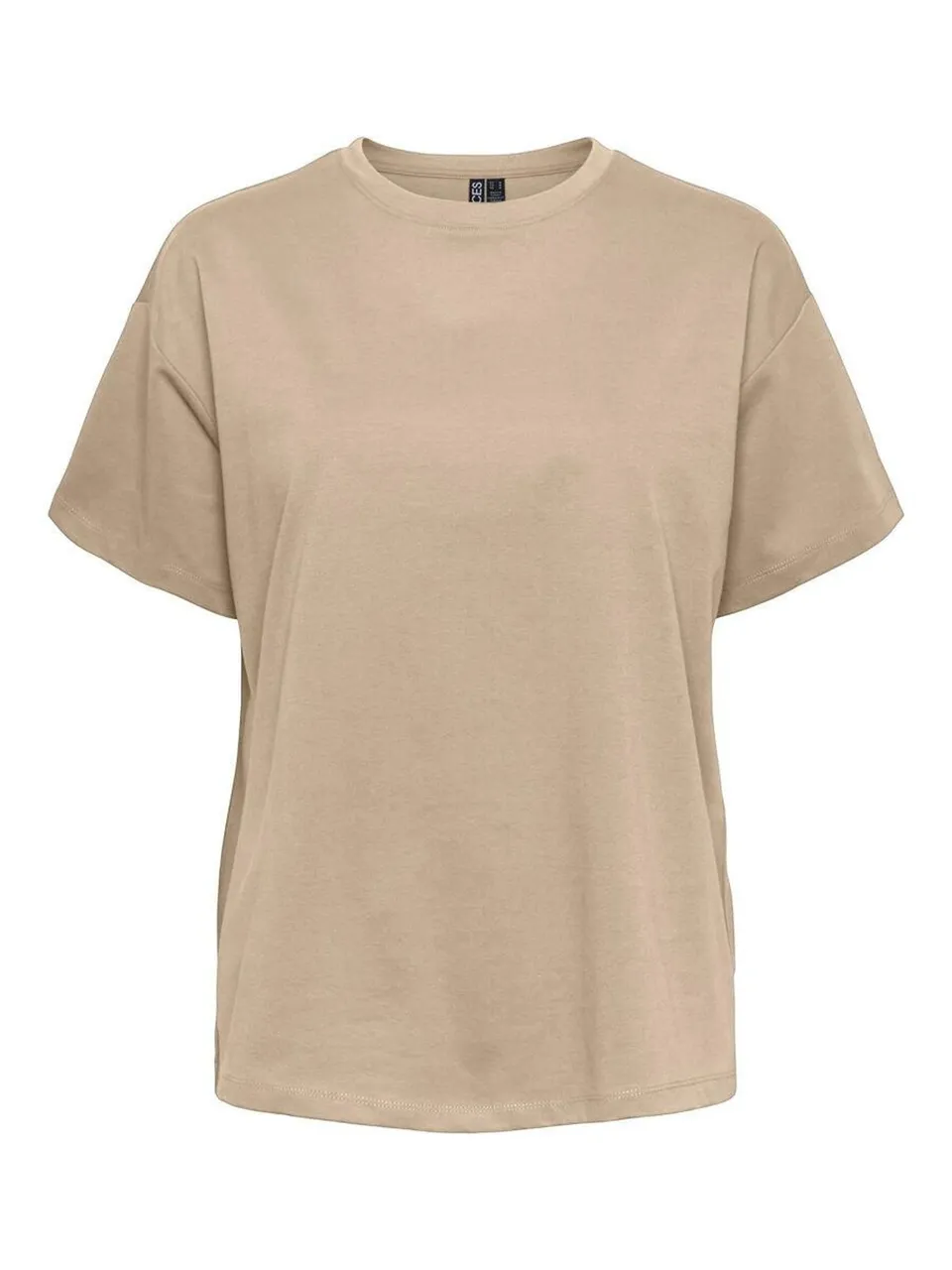 Pieces Pcskylar Oversized t-shirt visone argenteo