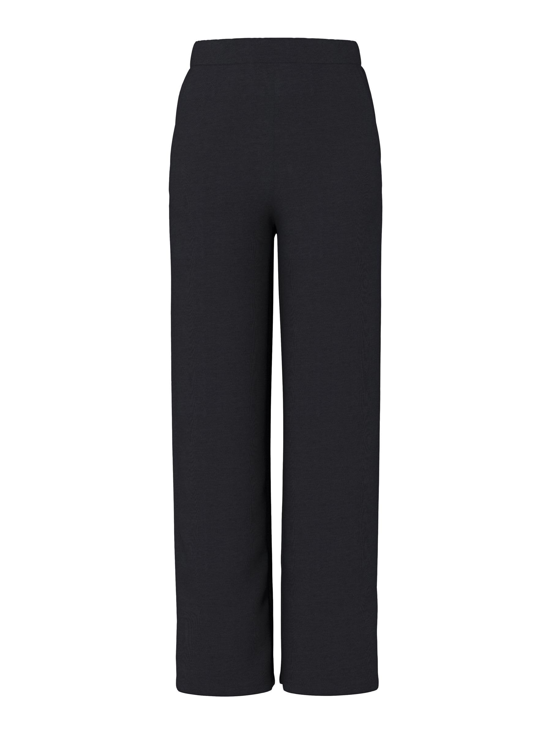 Pieces Pcmichelle Scuba HW Pants pantaloni argento vita alta