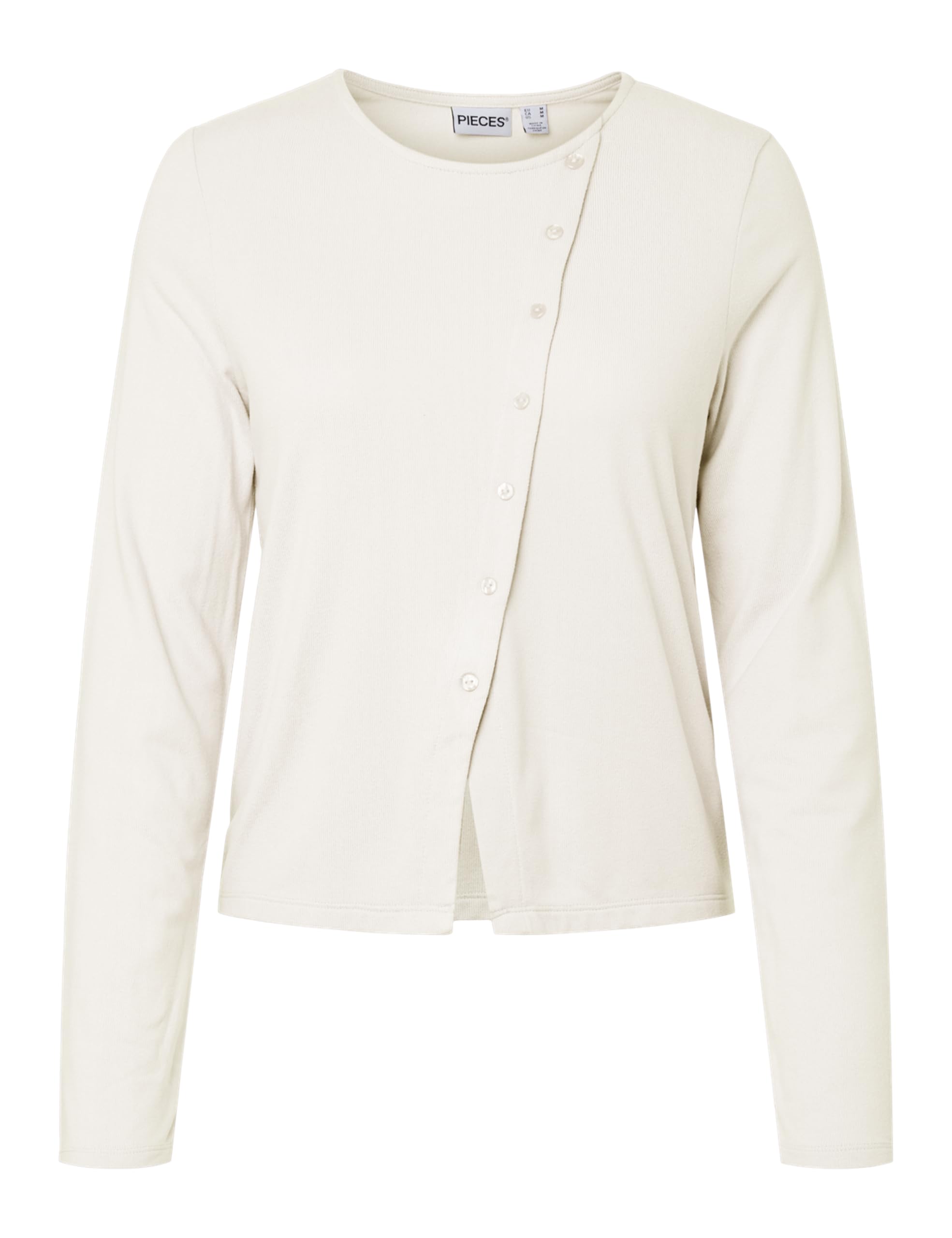 Pieces Pcbria LS Asymmetric Top top donna asimmetrico M