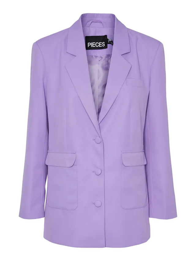 Pieces Pcblayke LS blazer donna Paisley Purple