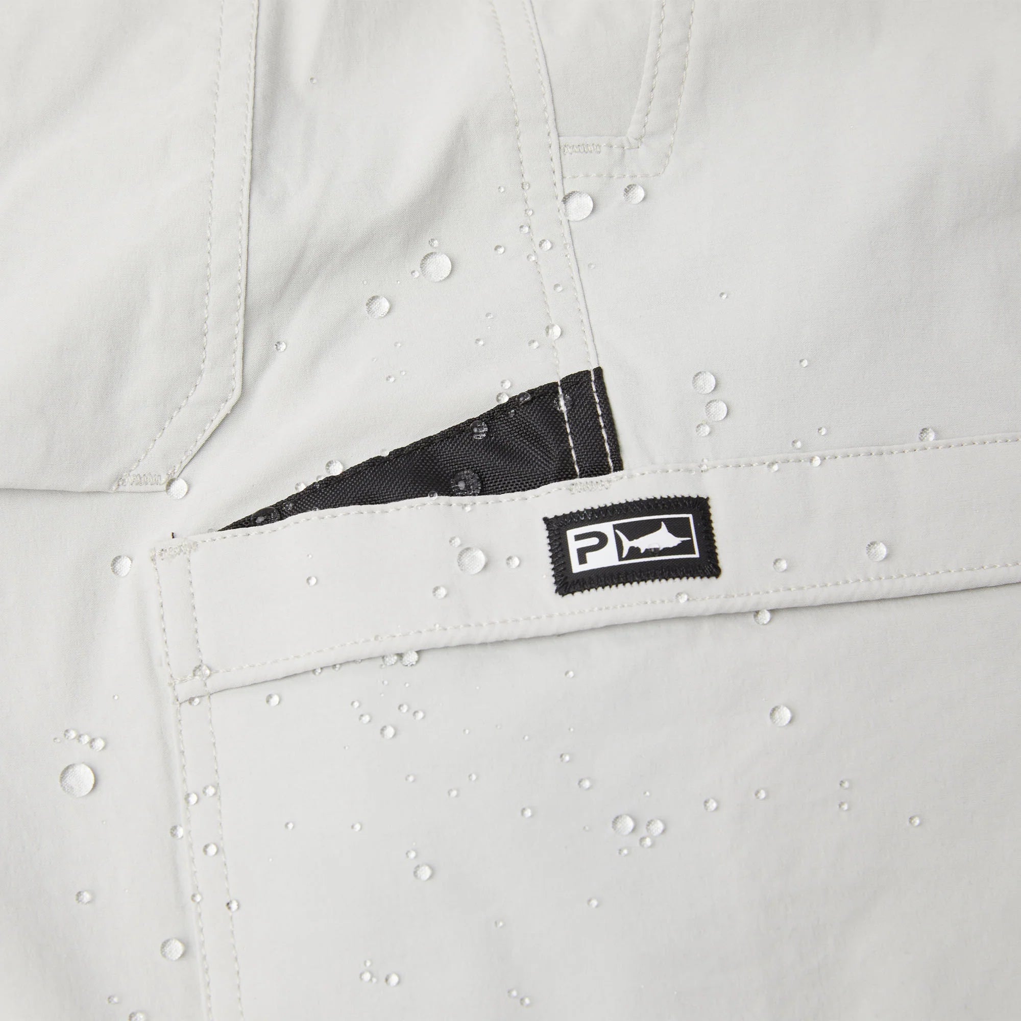 Pelagic Madeira Cargo pantaloncini grigio chiaro idrorepellenti