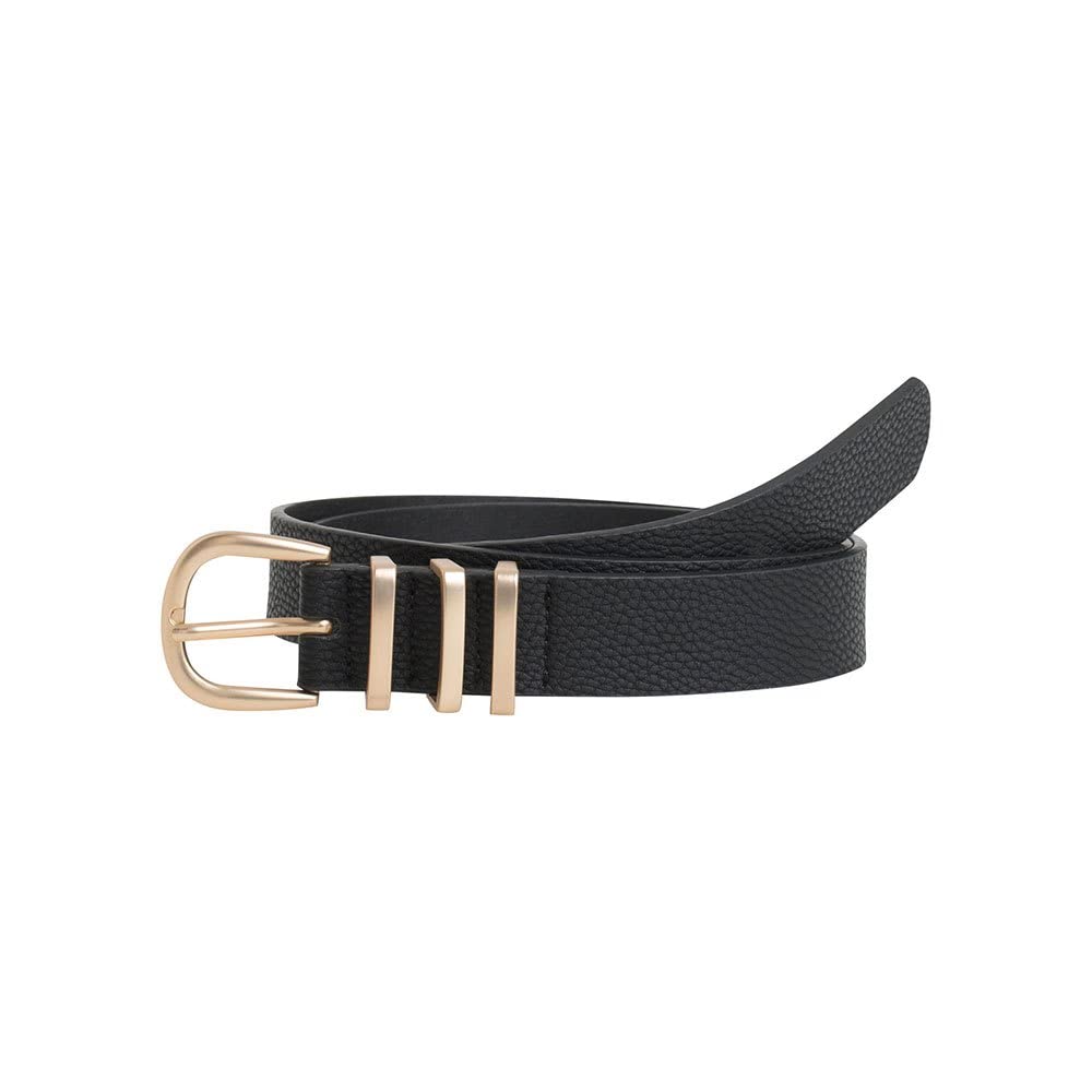 Pieces Pclea Jeans Belt cintura donna 75 cm nero