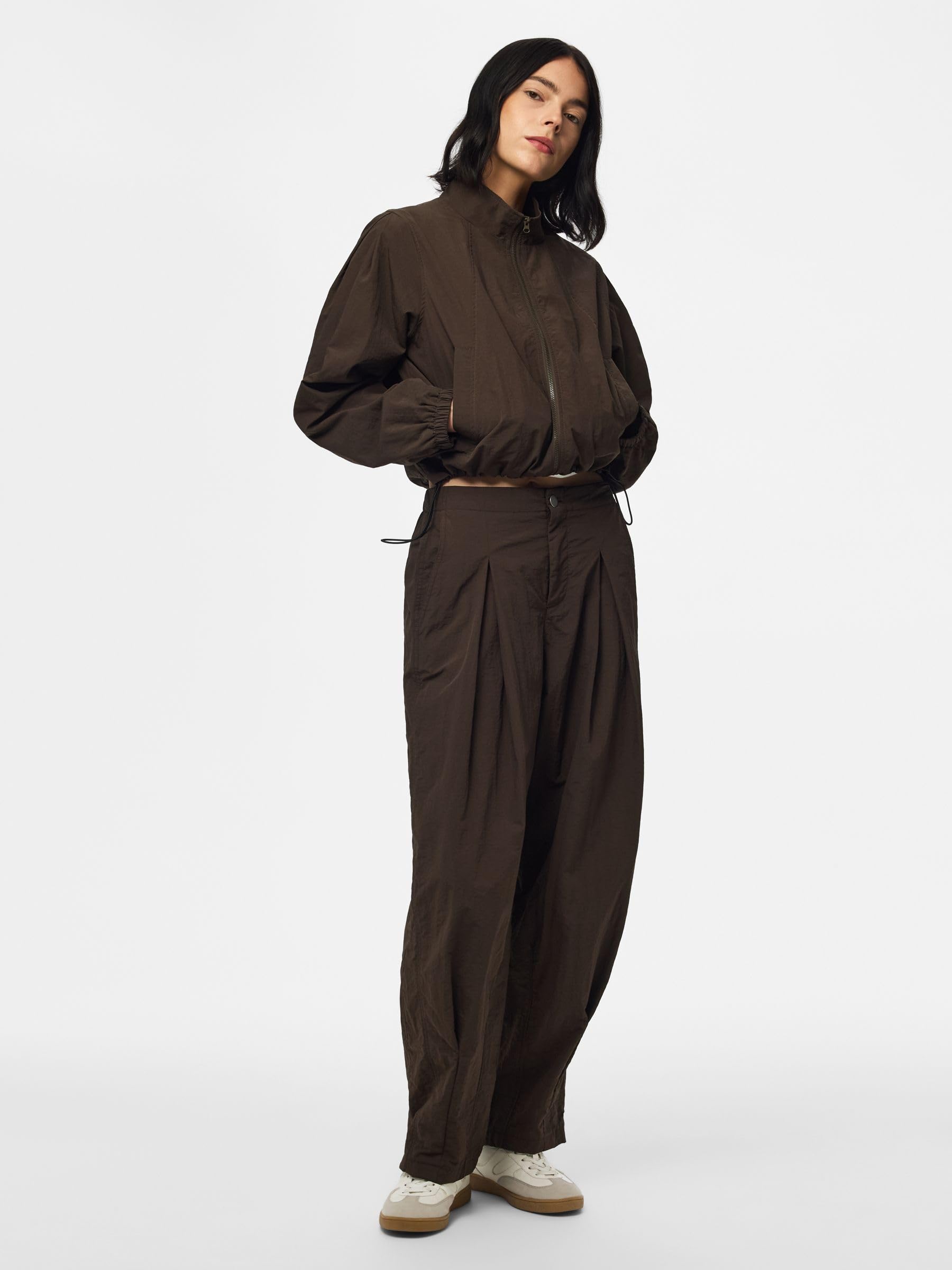 Pieces Pcjabina MW Barrel pantaloni donna S modello barrel