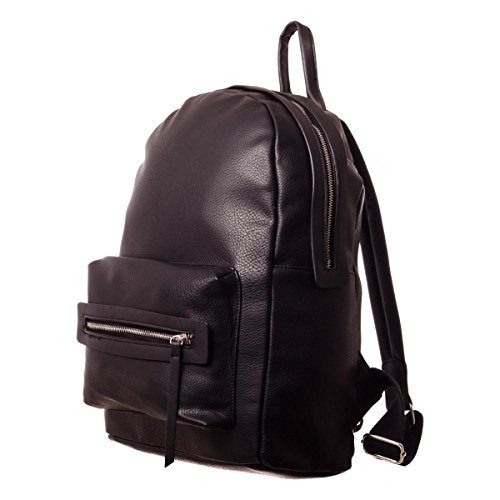 Pieces Pclaffy Backpack zaino donna nero pelle