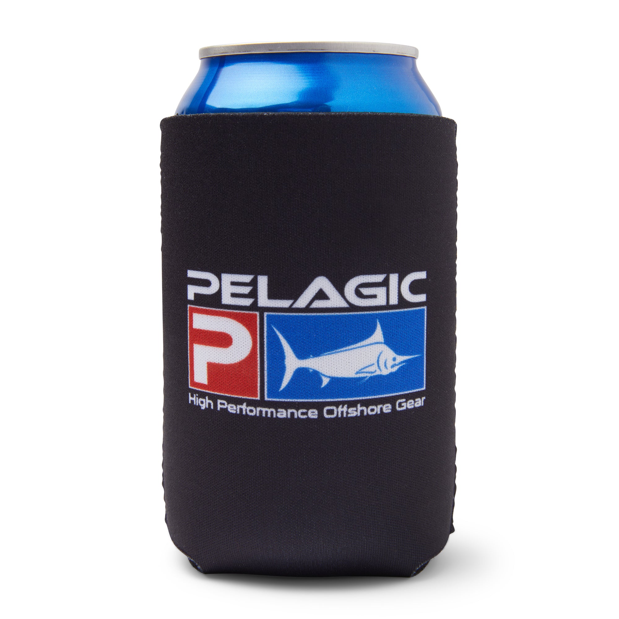 Pelagic Deluxe Coozie porta lattina nero neoprene