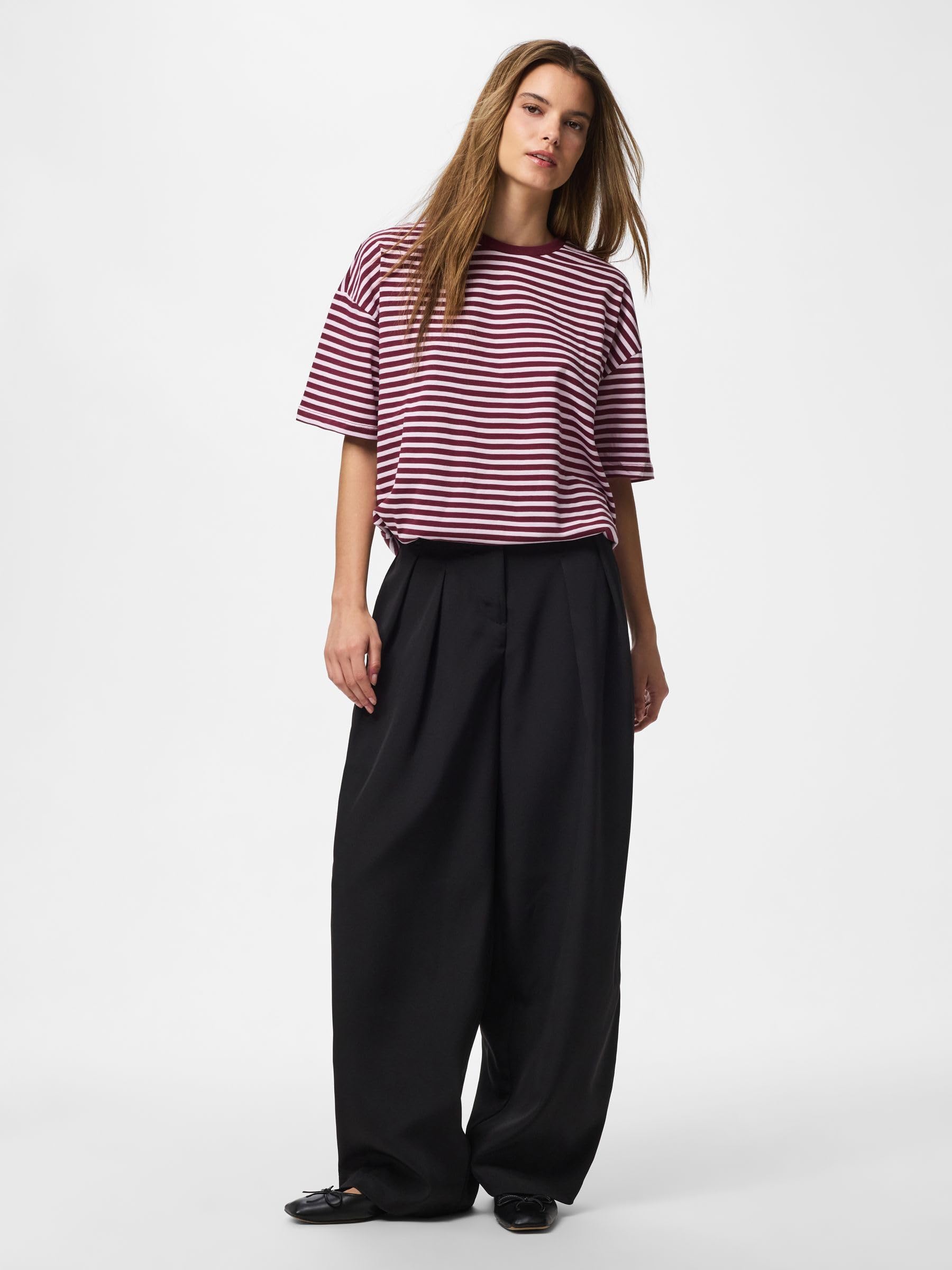 Pieces Pcolivia Barrel Pants Noos BC pantaloni donna comodi