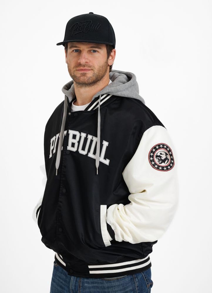 Pitbull Falcon Ridge bomber college uomo cappuccio primaverile