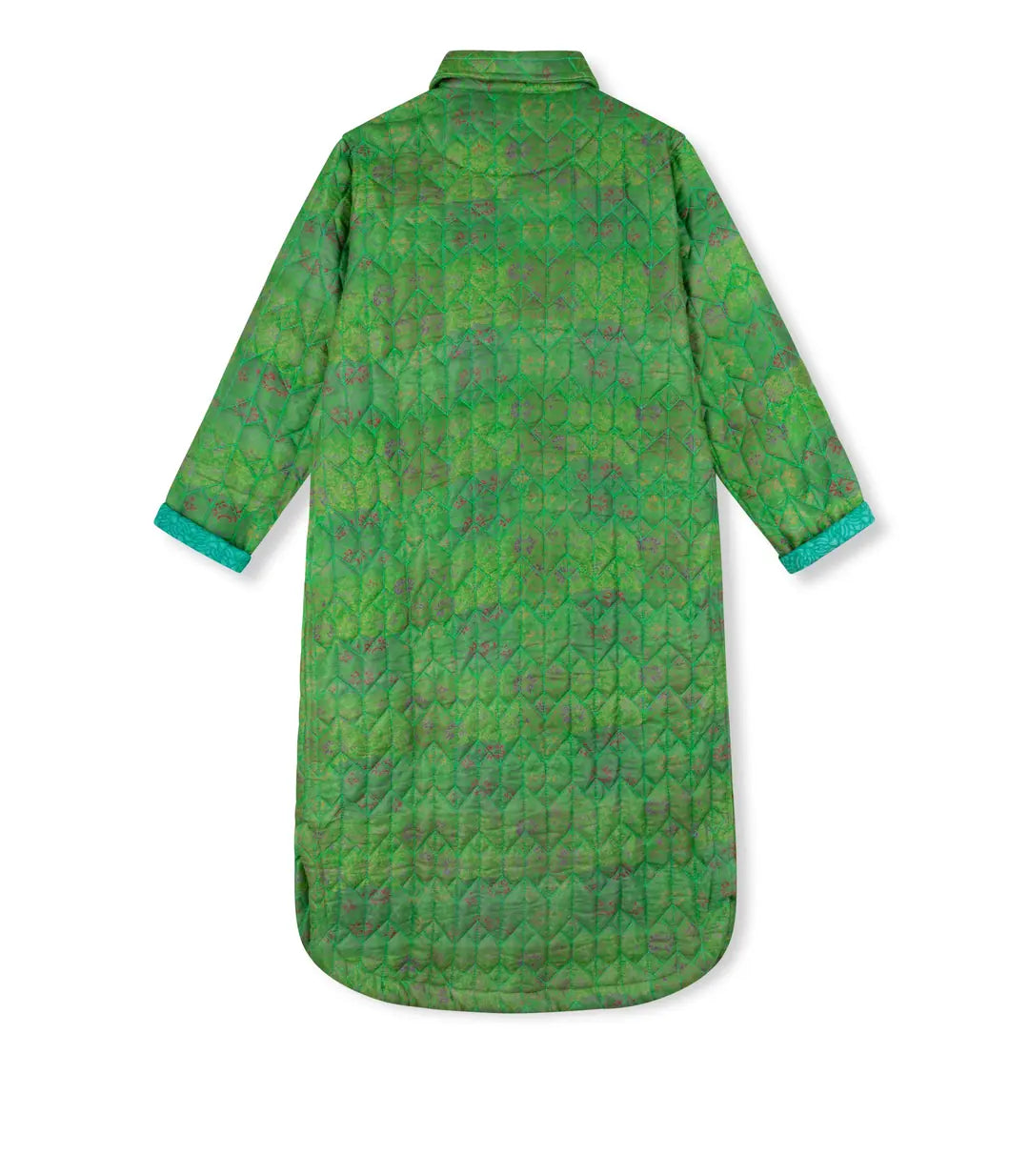 el.residu Dena #22 giacca trapuntata cotone verde L/XL calda