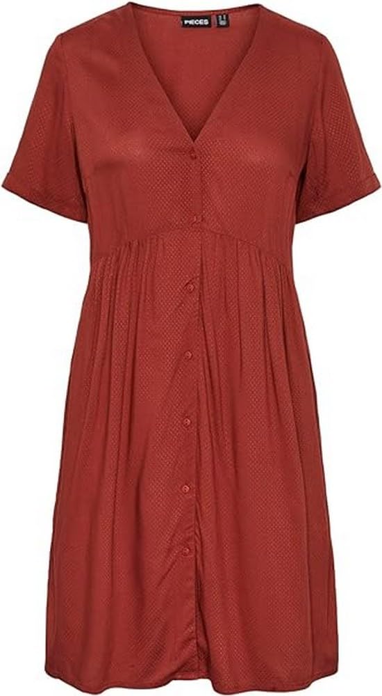 PIECES Pclaura SS Dress BC vestito taglia XS