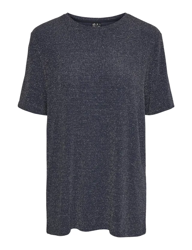 PIECES Pclina Glitter t-shirt donna S manica corta