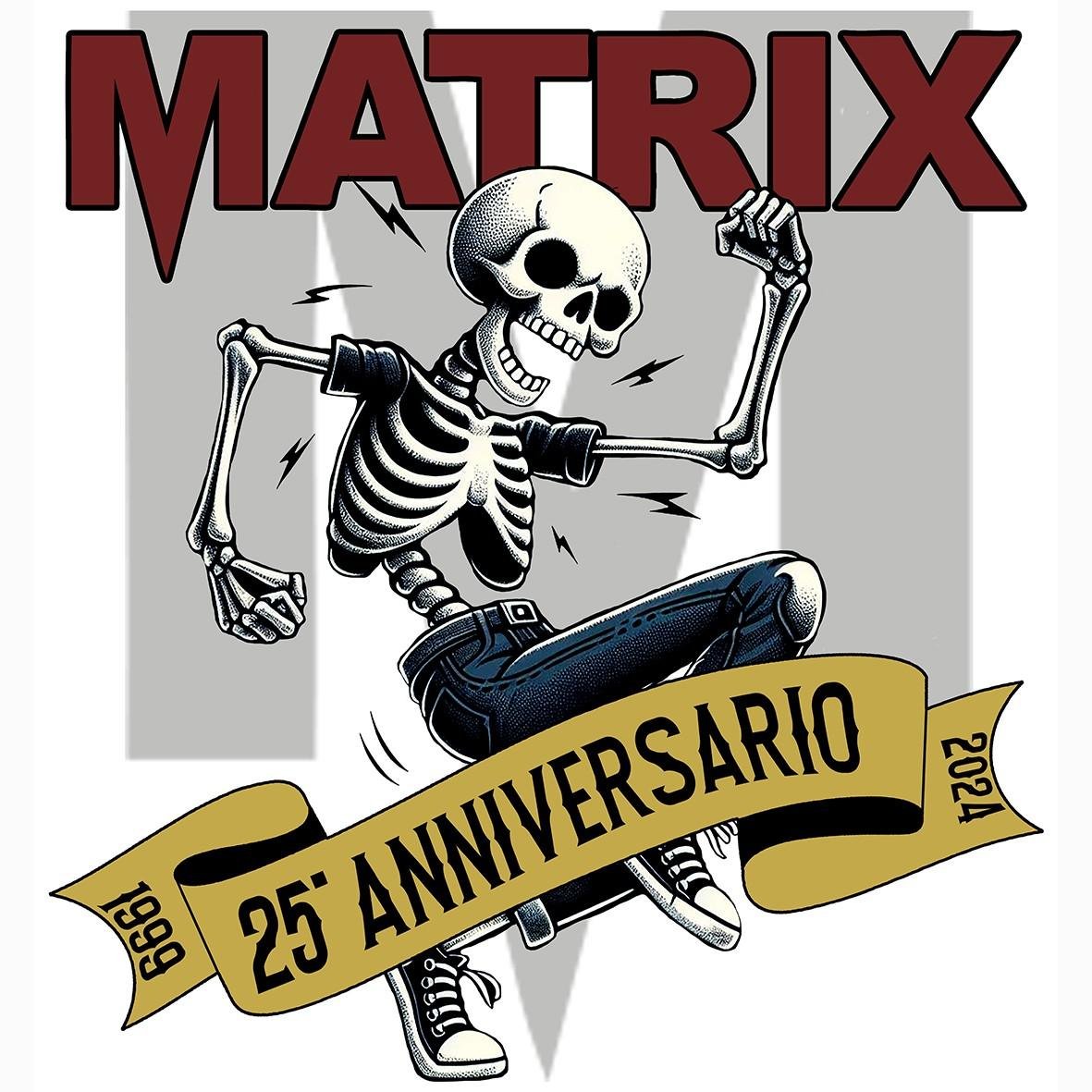 Matrix 25th Anniversary Pogo t-shirt cotone unisex