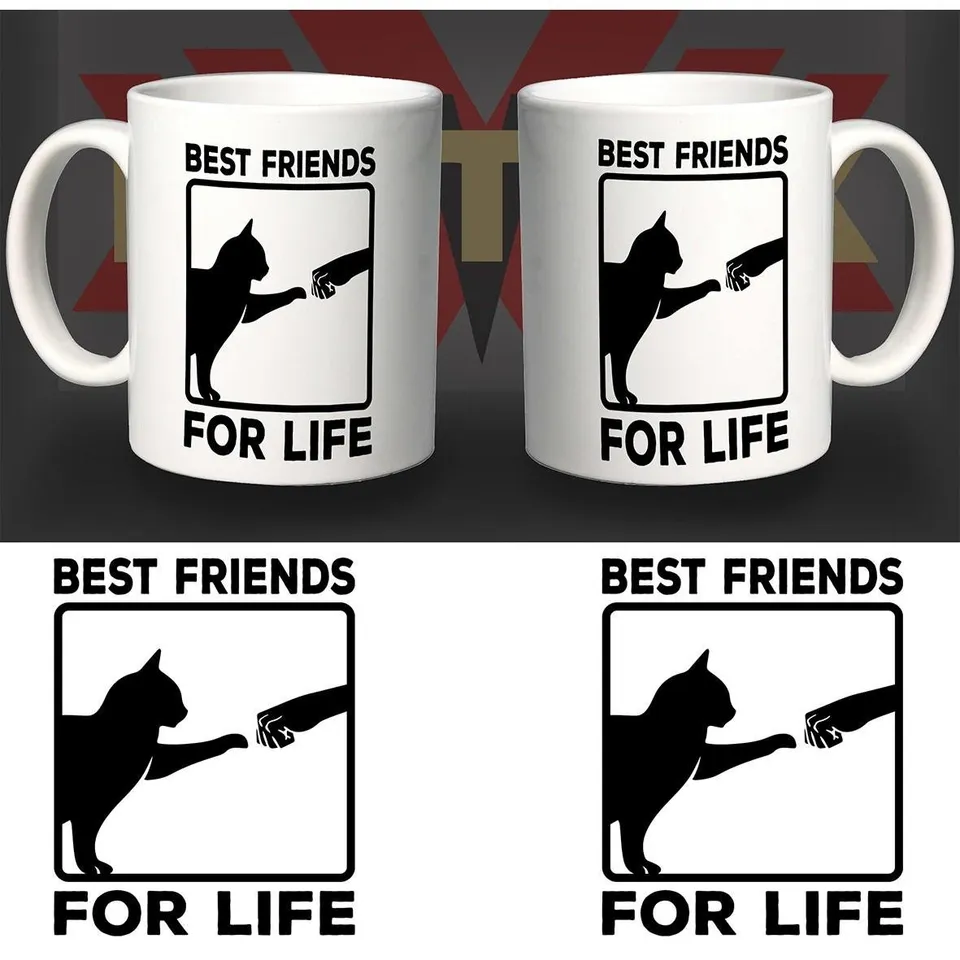 Matrix Pet Mug Cat Best Friend tazza ceramica
