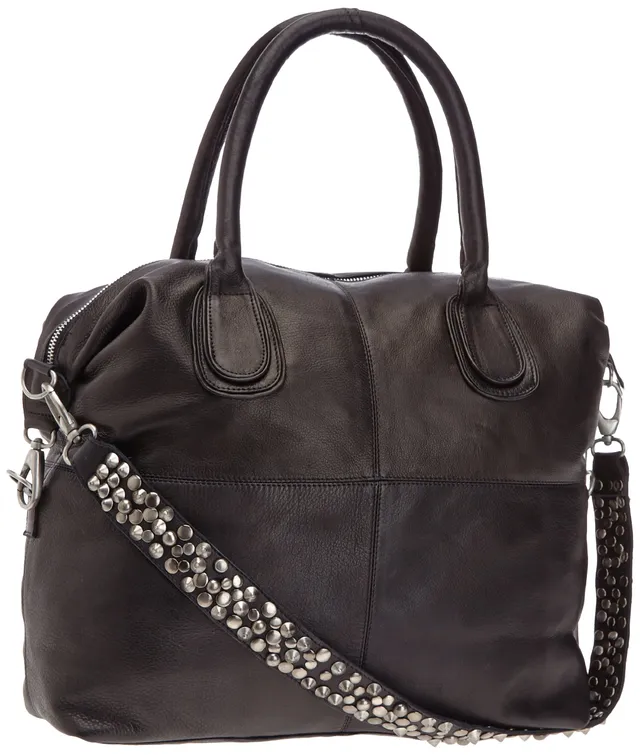 Pieces Anneli Leather 17047579 borsa mano tracolla pelle 48x37x18 cm