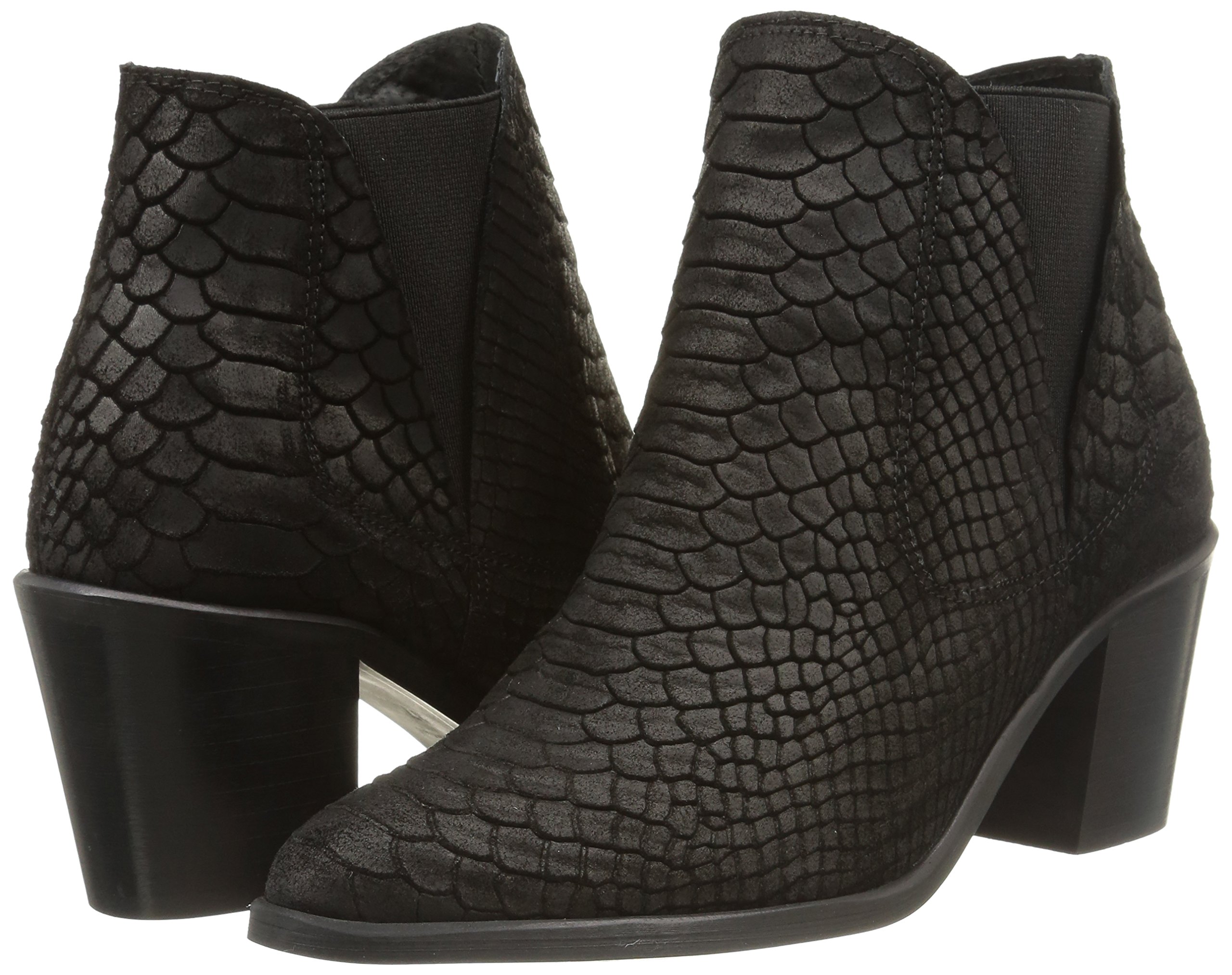 Pieces Psumiko Croc stivali donna nero 37 EU pelle