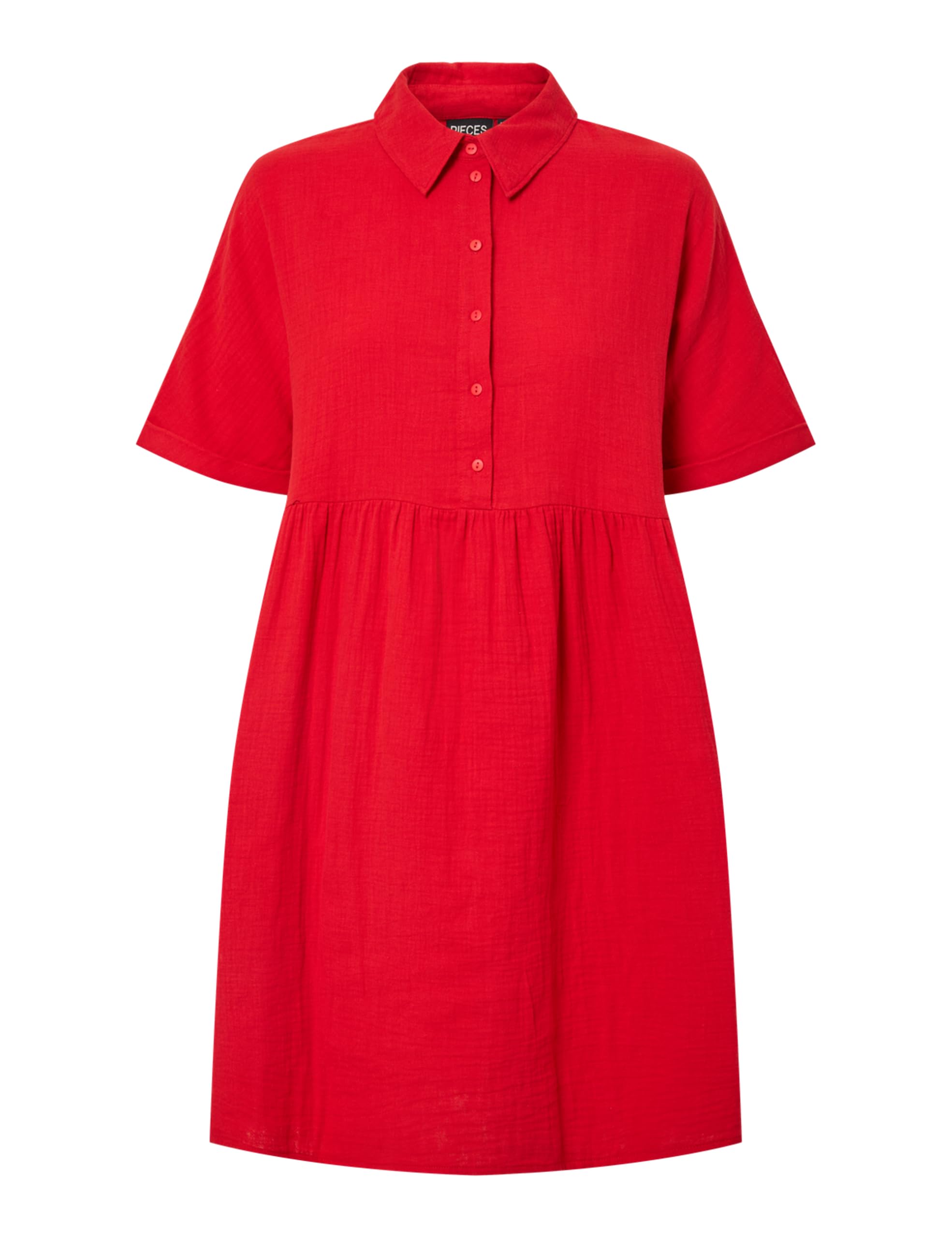 Pieces Pcsastina Abito Camicia Donna Manica Corta