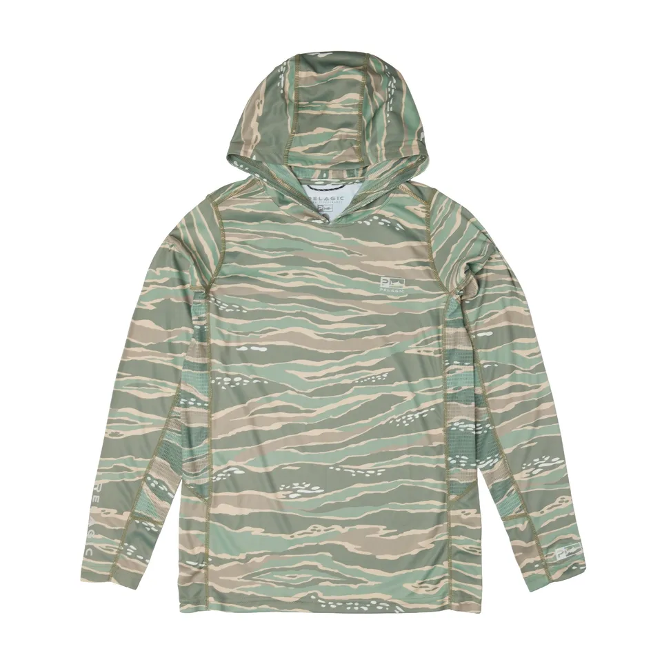 PELAGIC Youth Vaportek felpa ragazzo mangrove UPF 50+