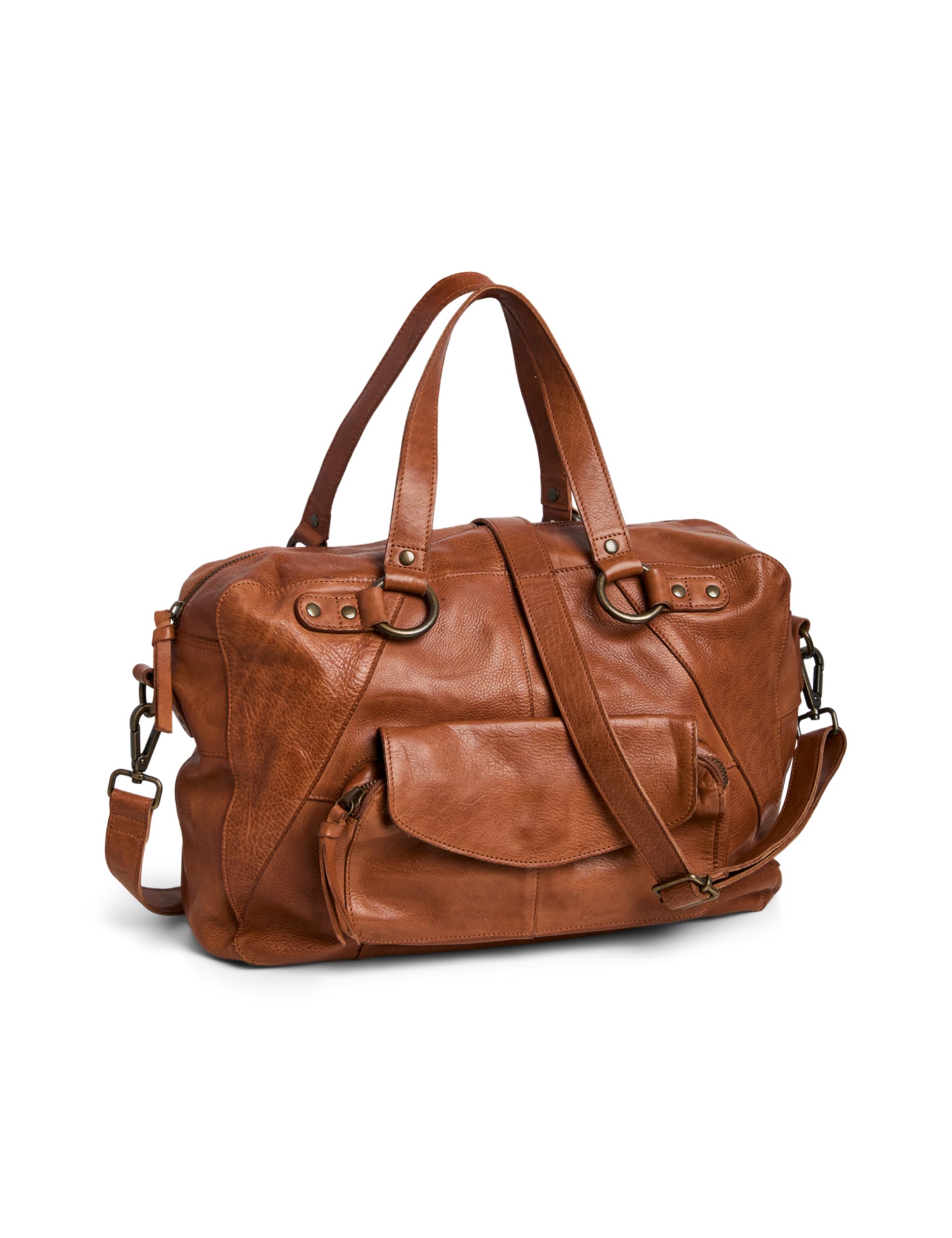 Pieces Pcfatima Leather Bag borsa nera pelle