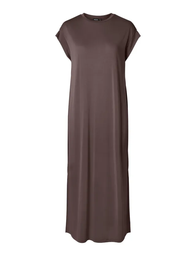 Pieces Pcanora SS O-Neck Lena Dress Jrs abito donna XL jersey