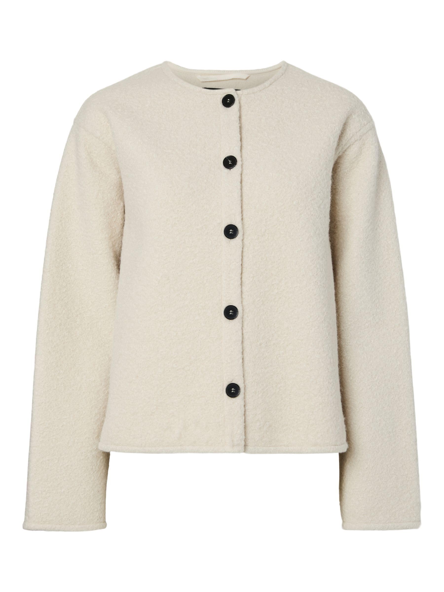 Pieces Pcoline Short Jacket giacca corta donna betulla S
