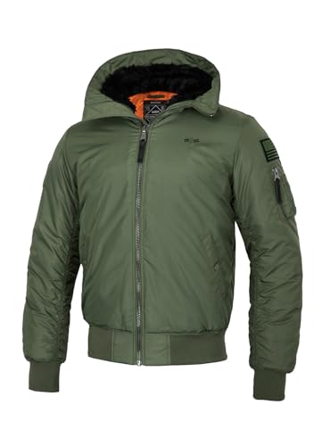 Pitbull Encino giacca oliva stile militare