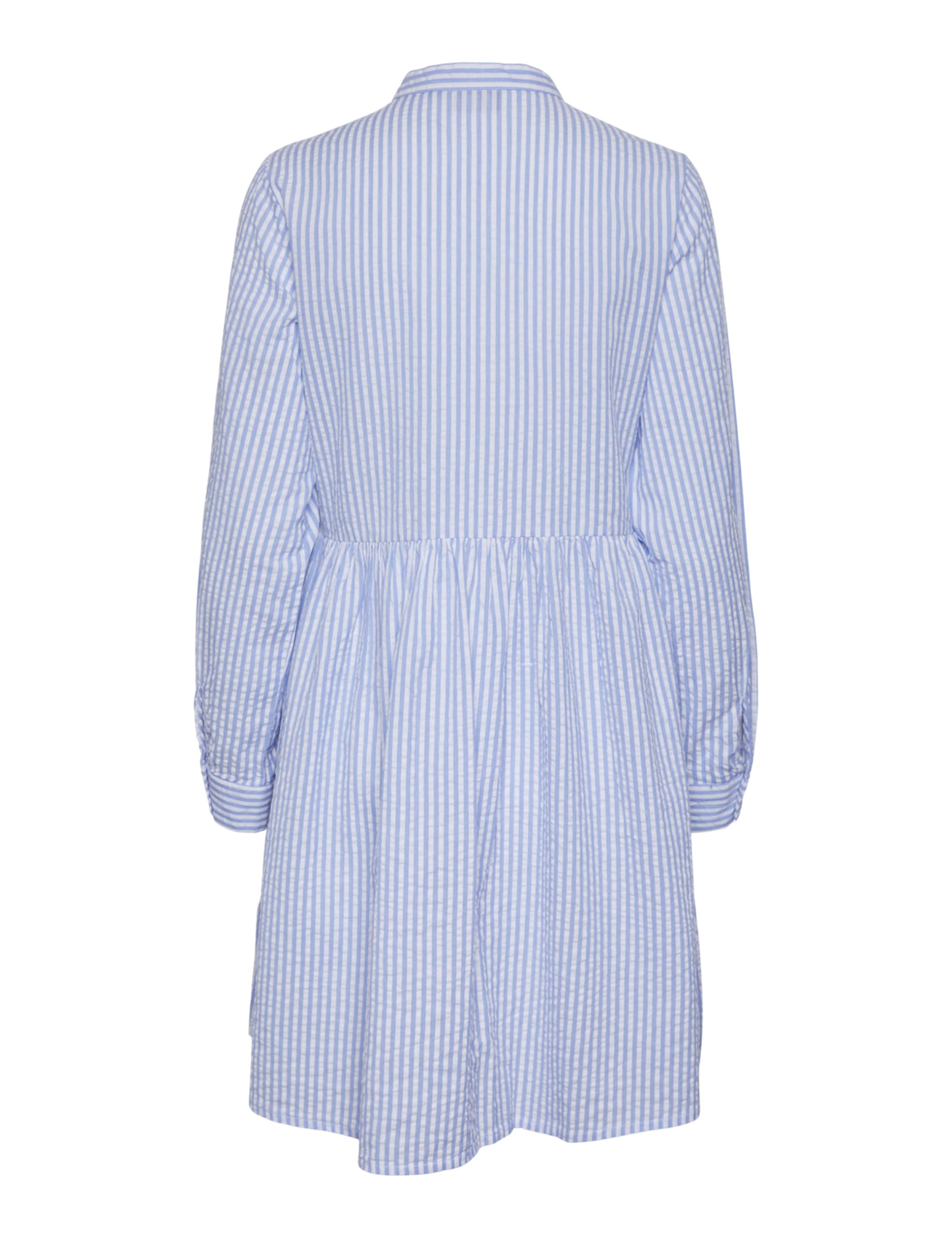 Pieces Pcsally Seersucker abito camicia donna