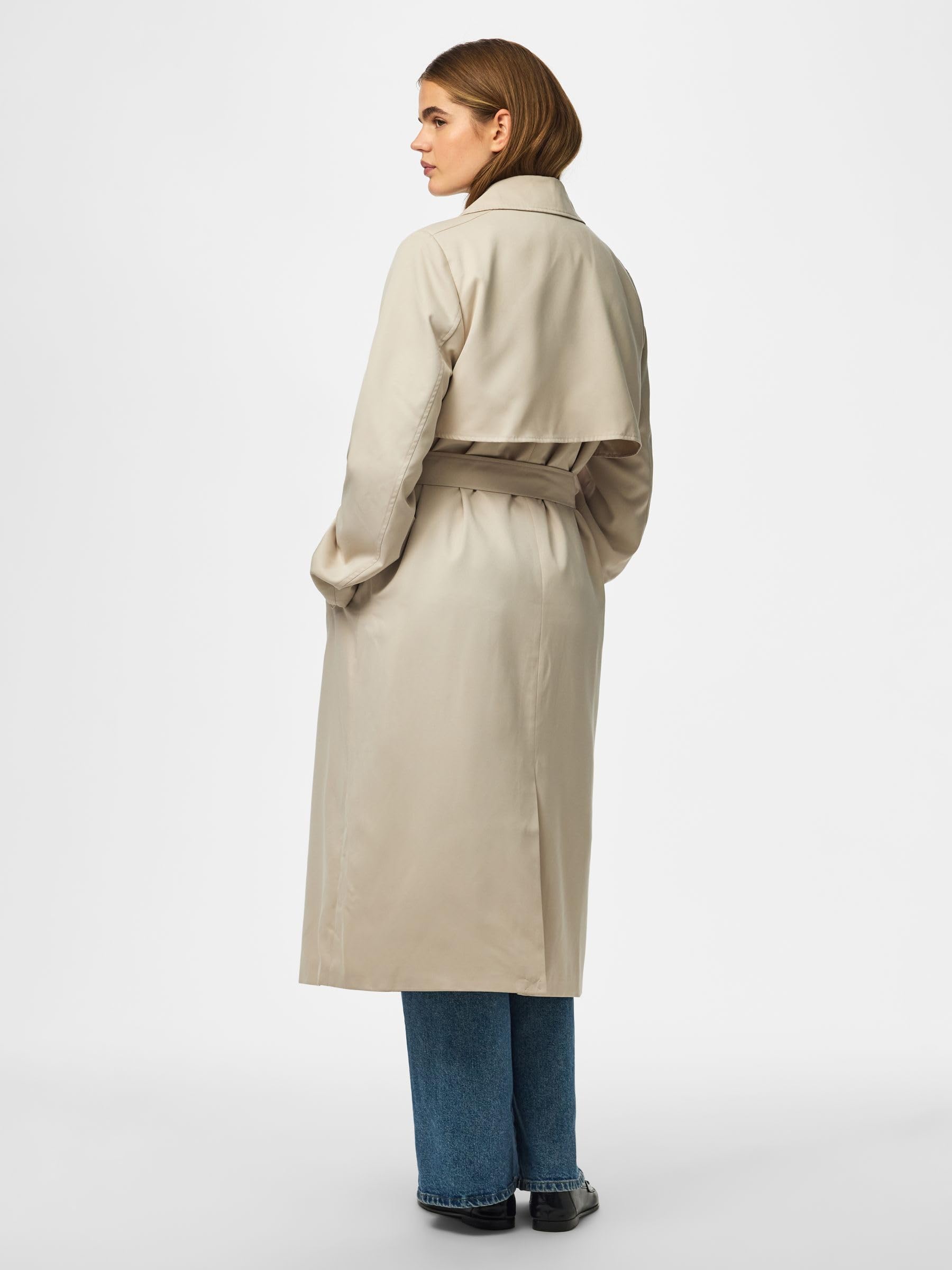 PIECES Pcscarlett Ls Trench Coat Noos trench donna manica lunga