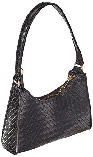 Pieces Pcmanja borsa a tracolla donna nera con cerniera