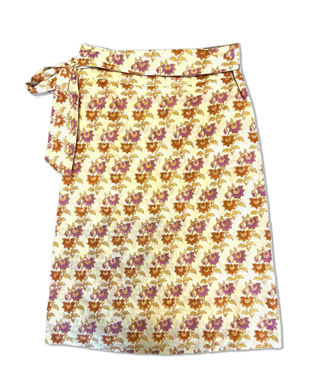 el.residu Amira long #9 gonna cotone giallo S/M