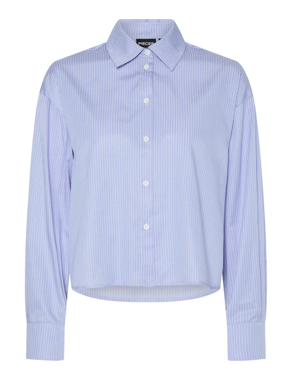 Pieces Pcjeona LS Wvn BC camicia donna taglia M lavanda