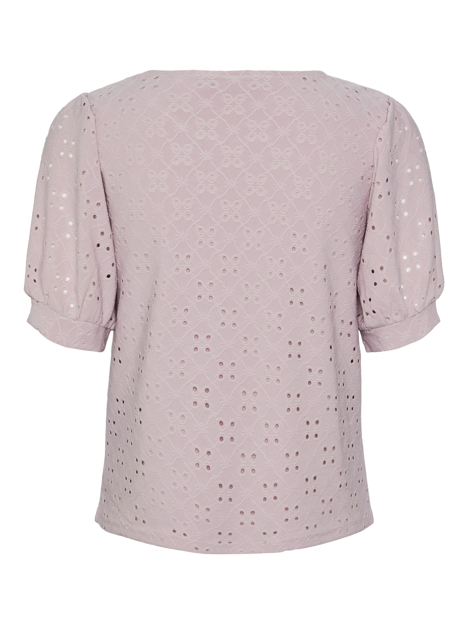 Pieces Pcmimi Maglietta Manica Corta Rosa Dawn Pink