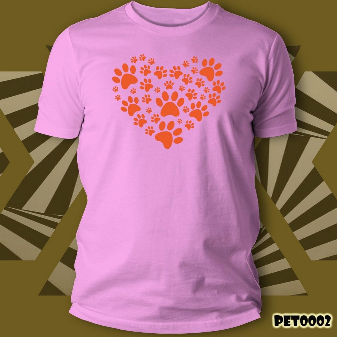 Matrix Dogs Heart Feet t-shirt cotone