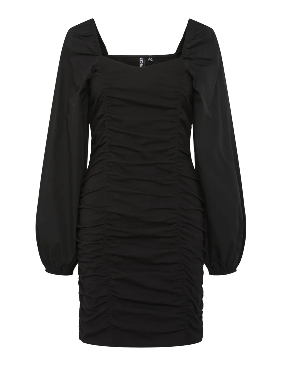 Pieces Pcmalysia LS Mini Dress Vestito Donna L Maniche Lunghe