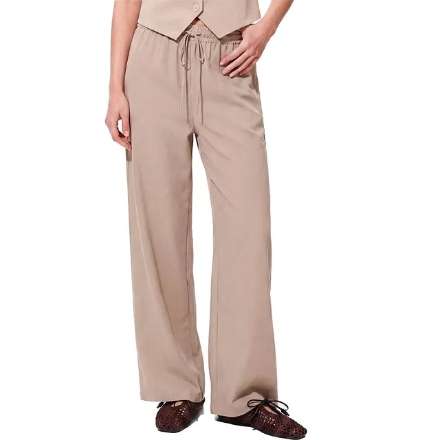 Pieces Bosella Wide Leg pantaloni donna 2XL vita alta