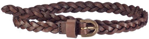 Pieces & Peace cintura donna pelle marrone mocca fibbia opaca