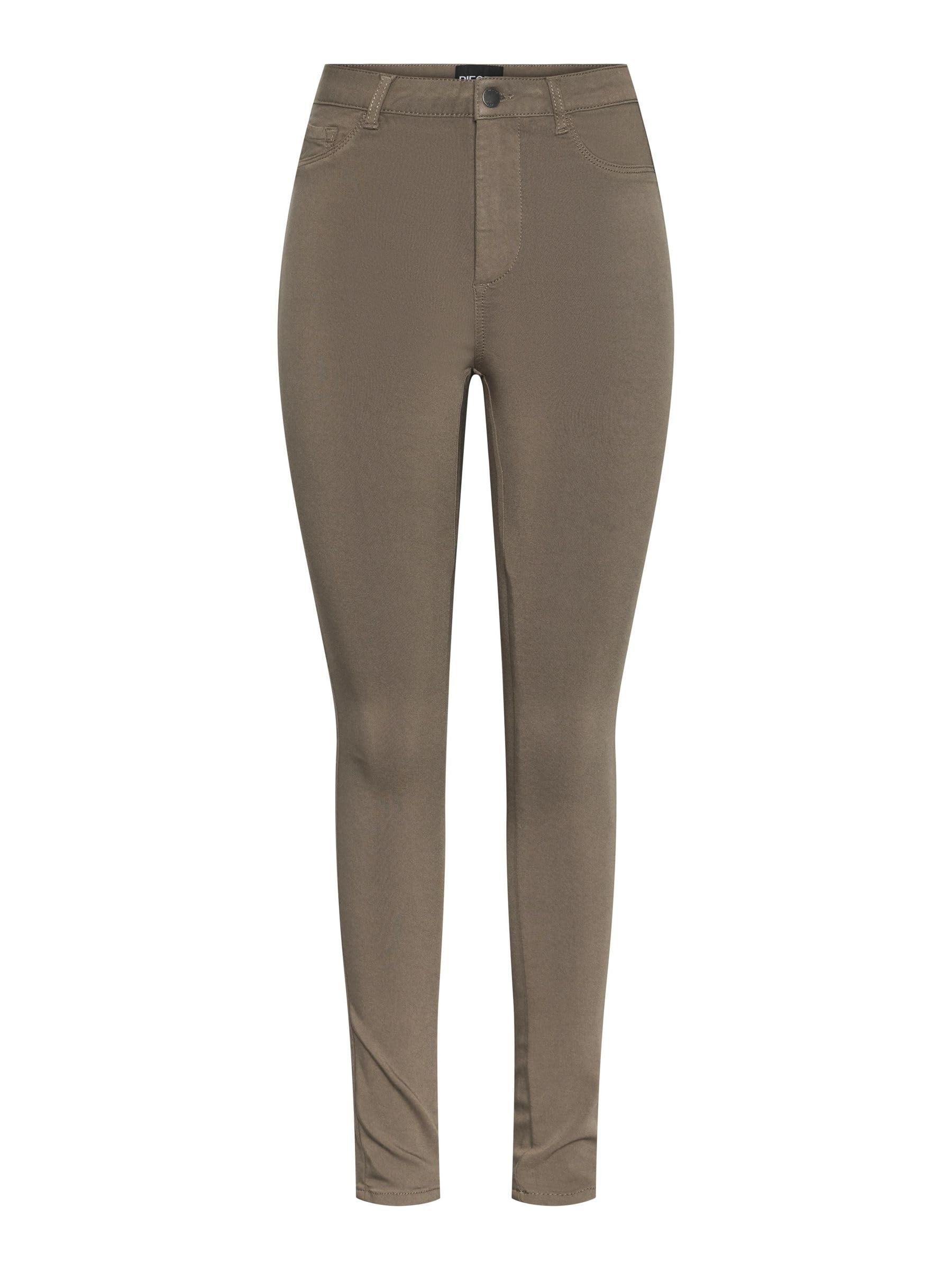Pieces & Peace Pchighskin HW jeggings donna vita alta