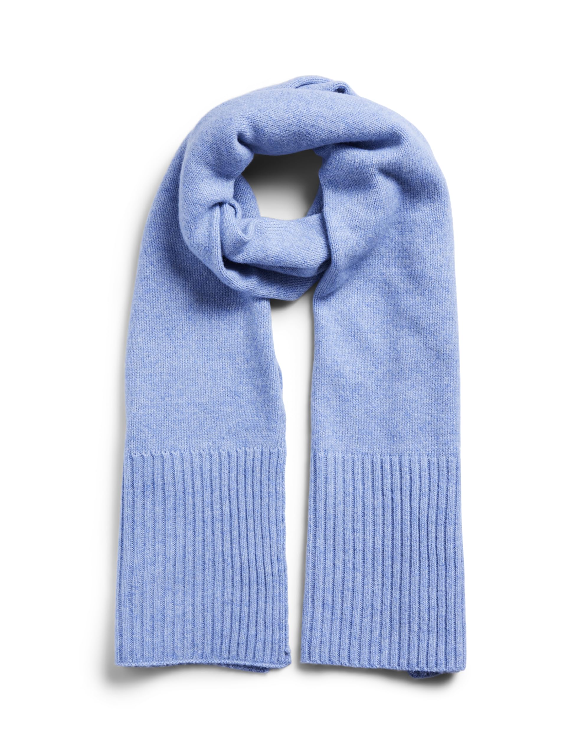 PIECES Pcmocca Long Scarf sciarpa donna denim