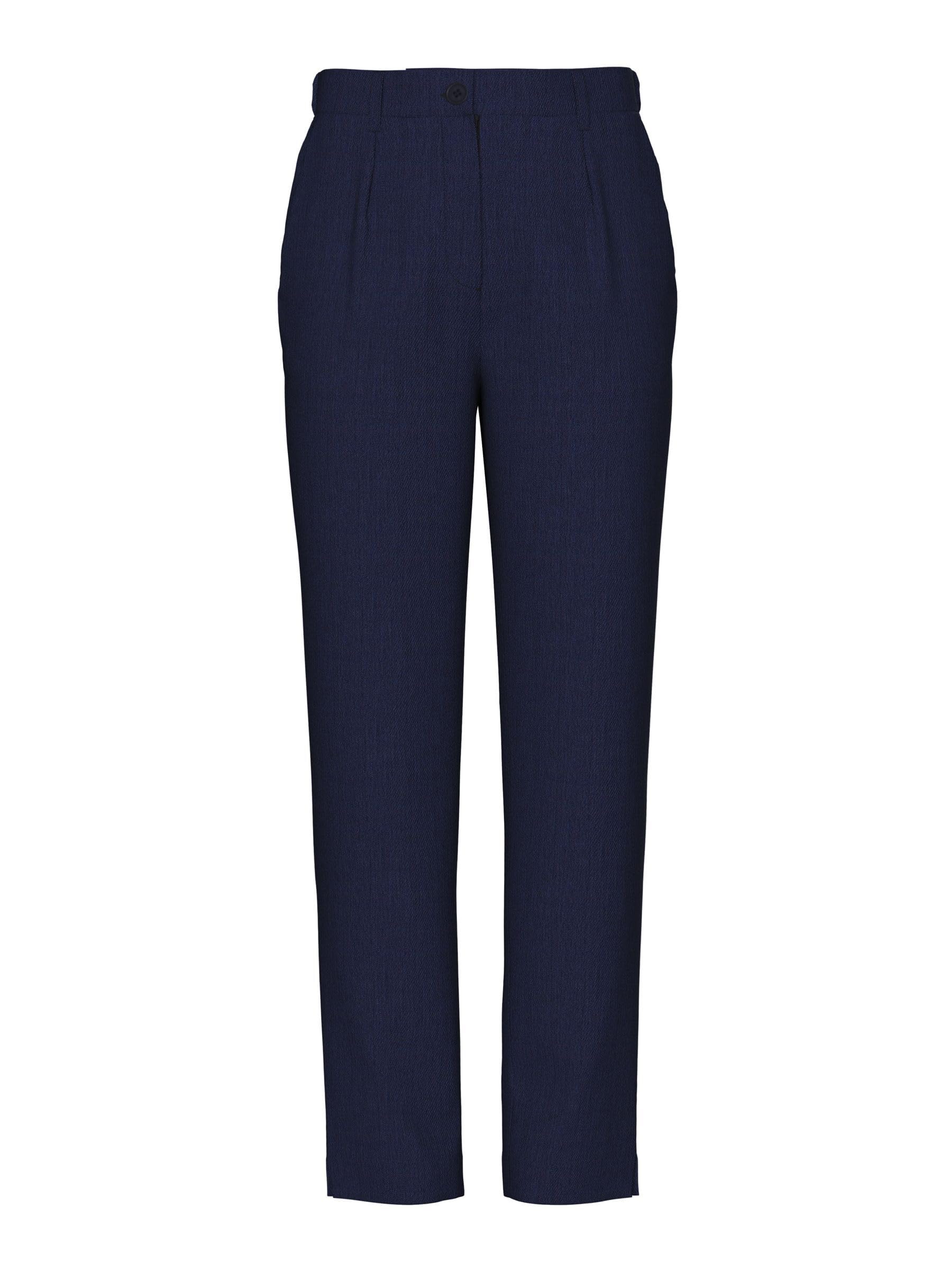 Pieces Pckamil pantaloni donna blu oltremare taglia S