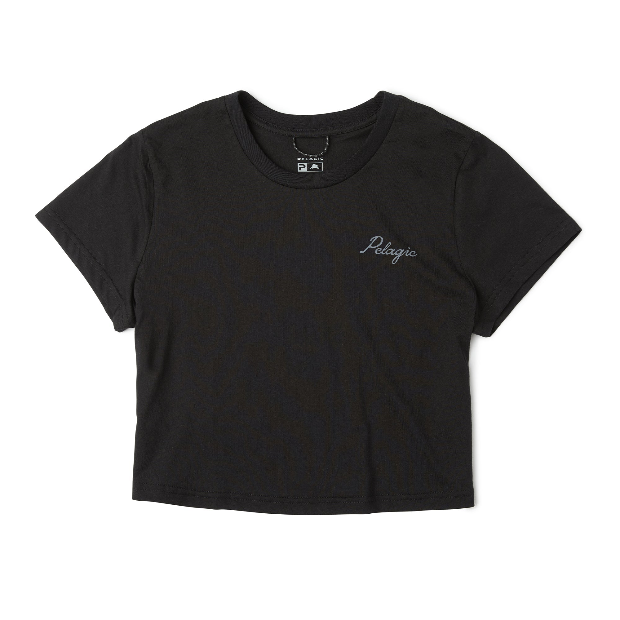 Pelagic Tropic Tuna maglietta donna nera cotone