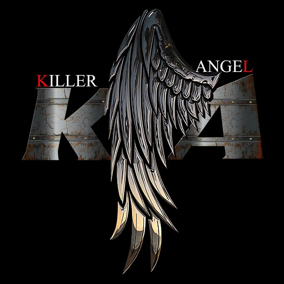 Matrix Music Store Killer Angel Logo T-shirt cotone organico