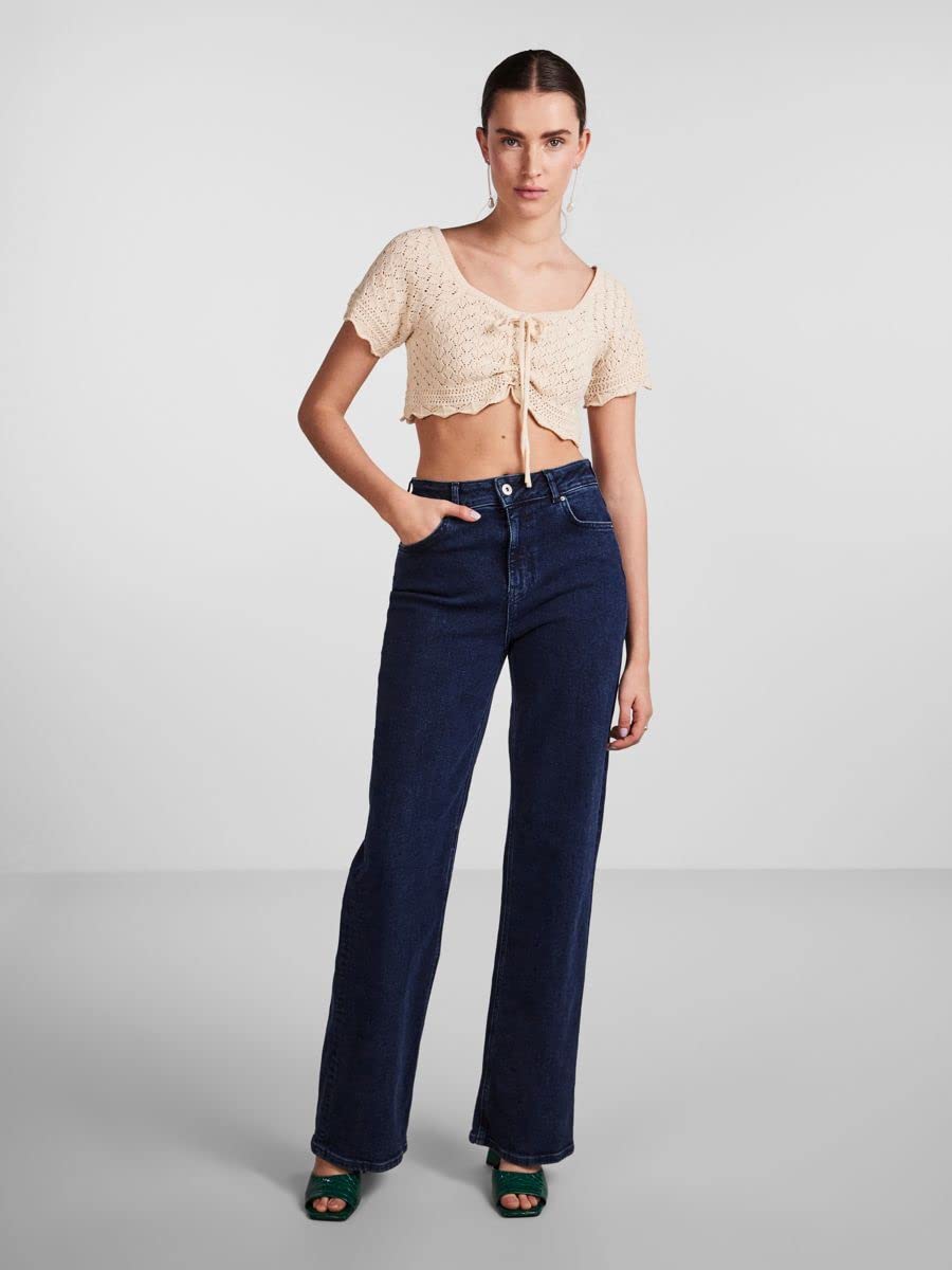 Pieces Pcbluma Maglia Donna Manica Corta Comoda