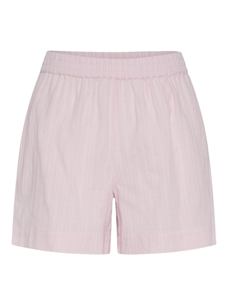 Pieces Pcmuna MW Shorts pantaloncini blu di cachemire corti