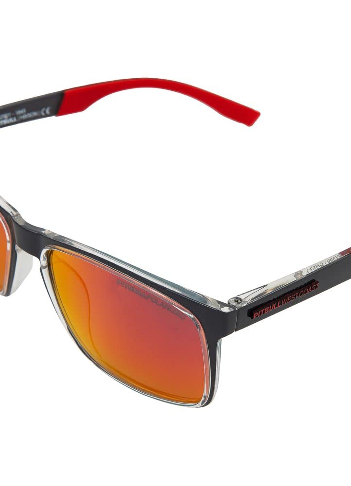 Pitbull Hixson occhiali sole uomo grigio rosso polarizzati