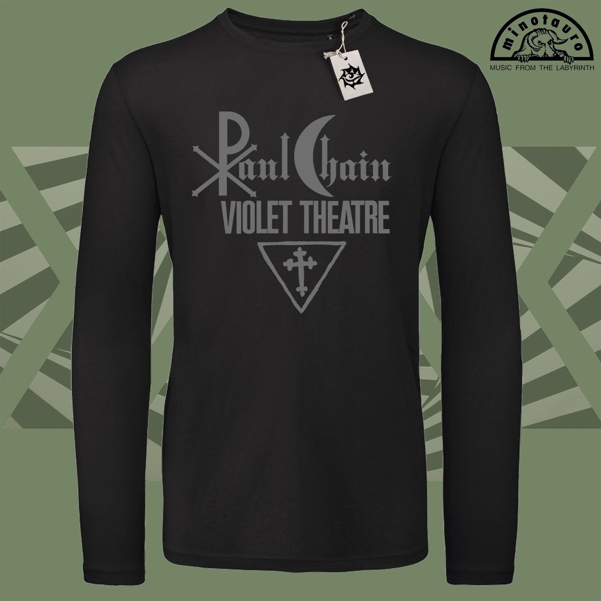 Matrix Music Store Chain Paul Violet Theater t-shirt logo argento