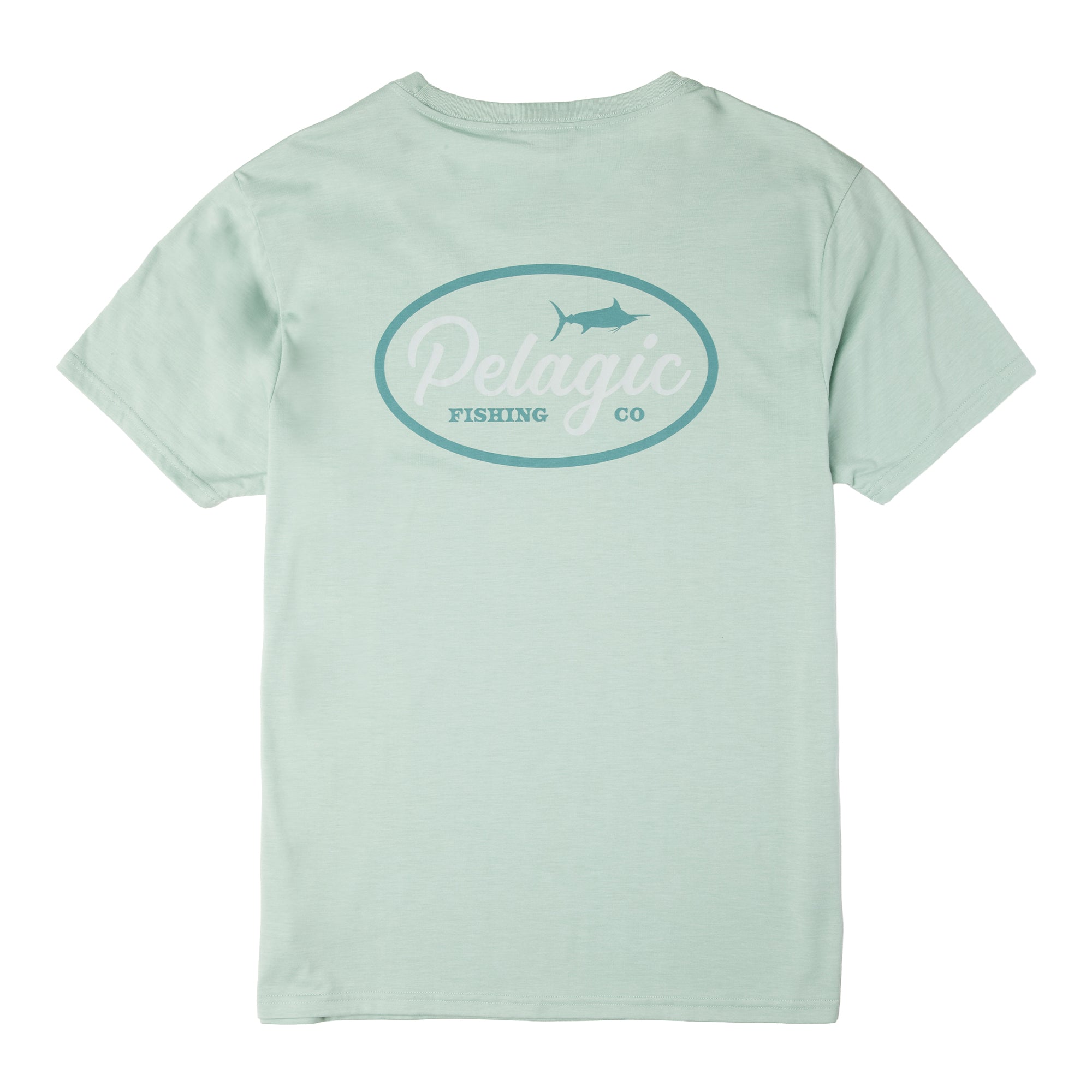 Pelagic Circled maglietta uomo salvia melange tri-blend
