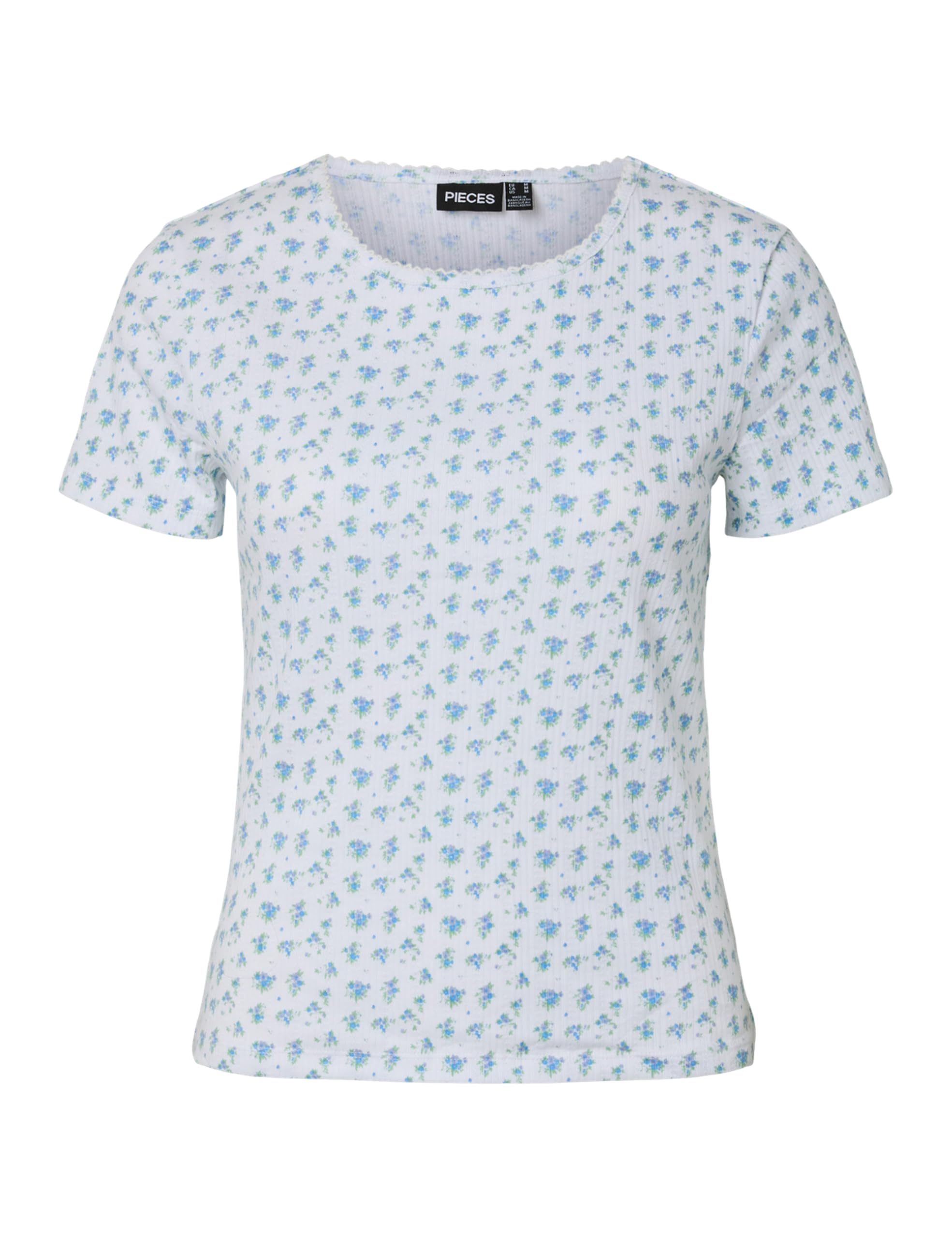 Pieces Pcturiel SS O-Neck t-shirt stampata donna L