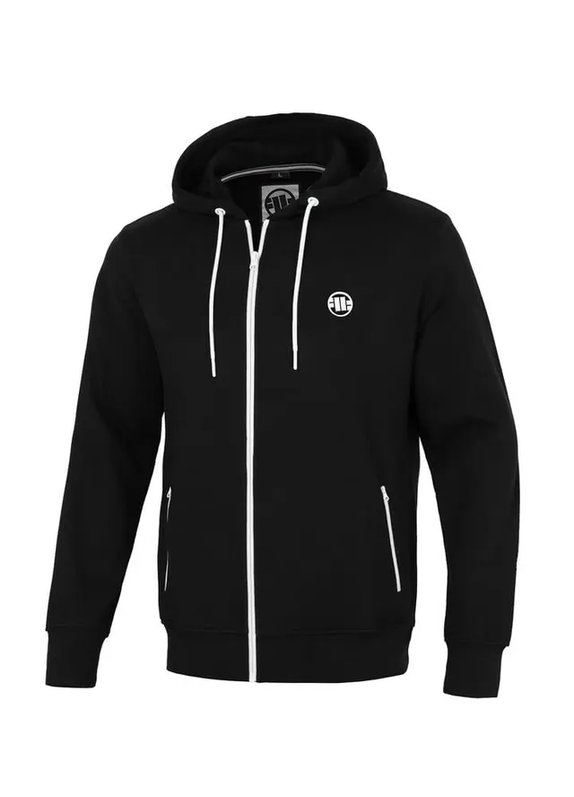 Pit Bull West Coast Small Logo felpa zip cappuccio M cotone