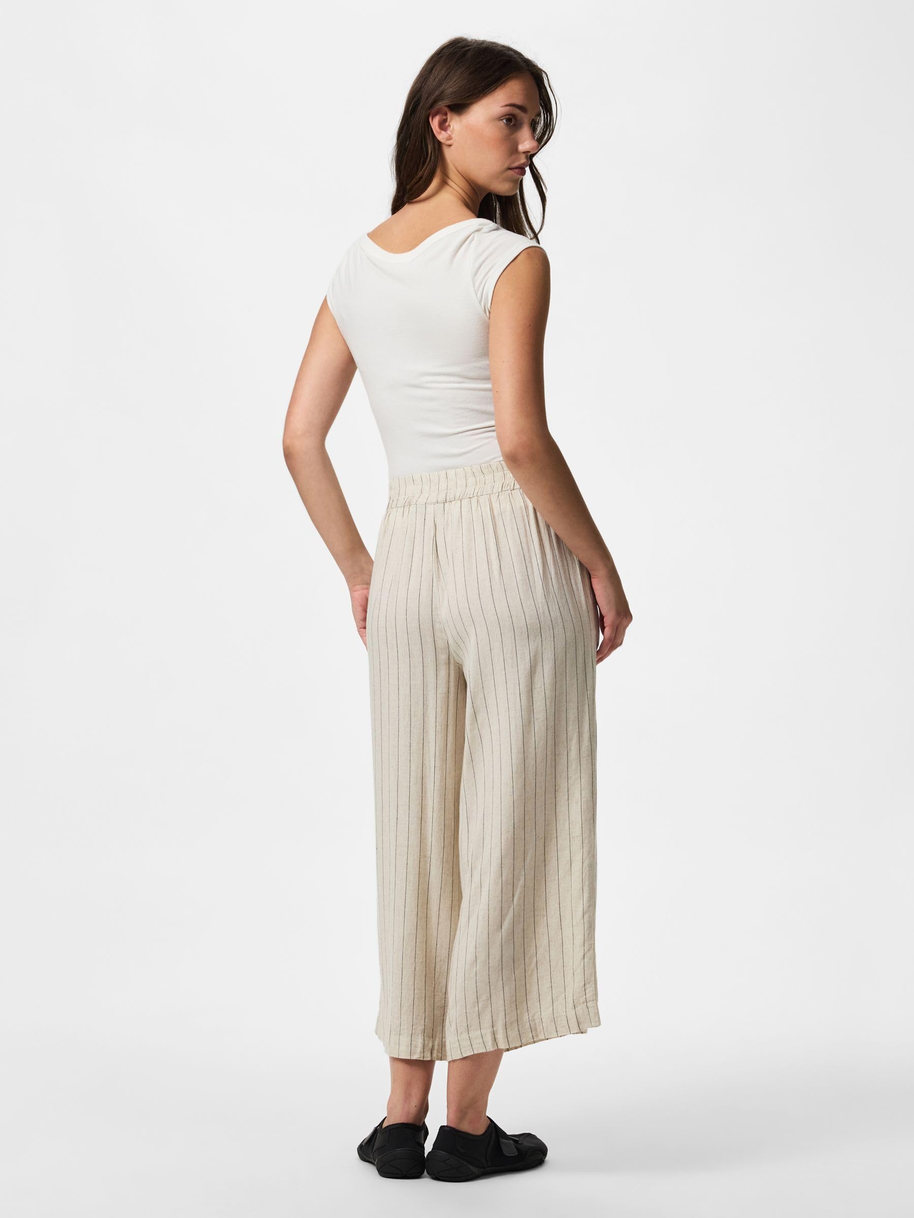 Pieces Pcpia culotte donna tessuto leggero