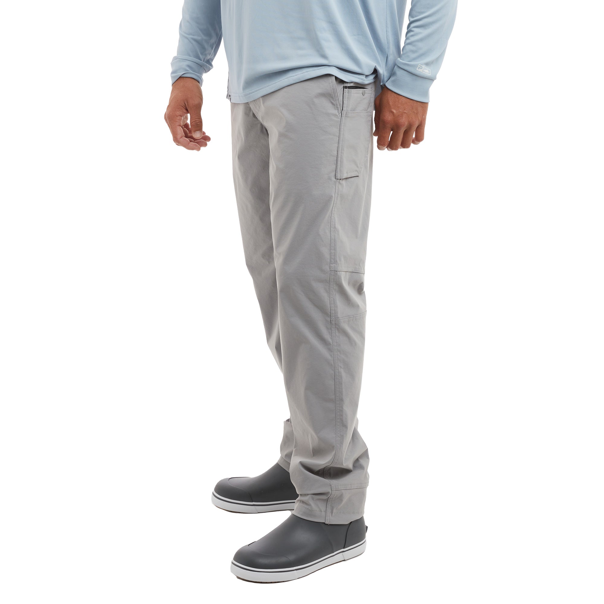 Pelagic Flyline pantaloni uomo grey nylon stretch